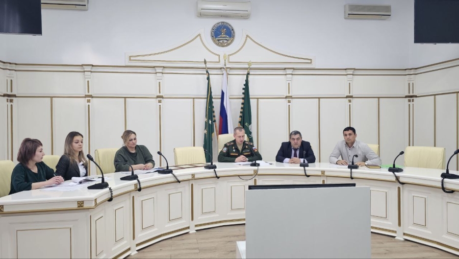В Кошехабльском районе состоялось заседание по вопросам воинского учёта